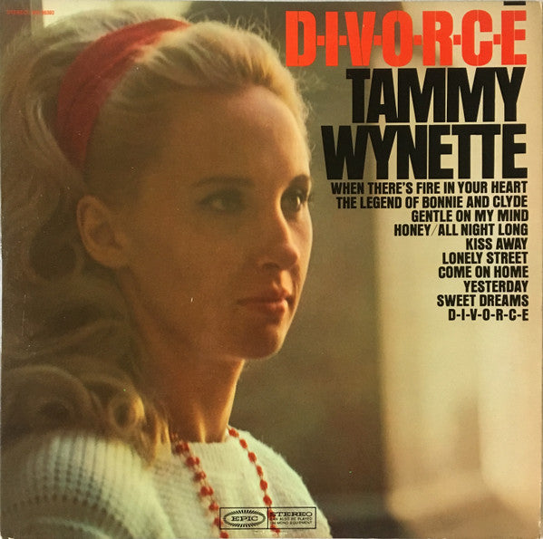 Tammy Wynette : D-I-V-O-R-C-E (LP,Album,Stereo)