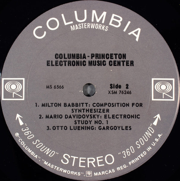Various : Columbia-Princeton Electronic Music Center (LP,Repress,Stereo)