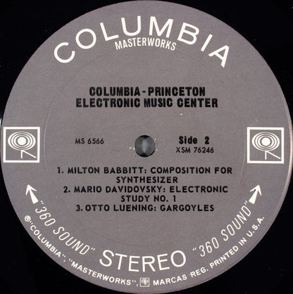 Various : Columbia-Princeton Electronic Music Center (LP,Repress,Stereo)