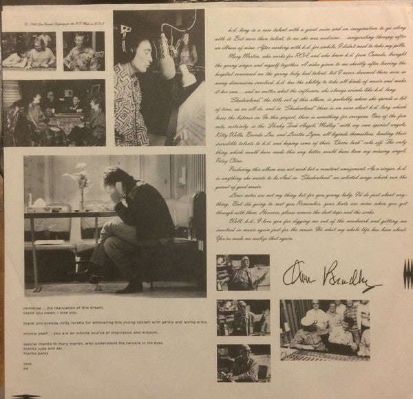 k.d. lang : Shadowland (LP,Album)