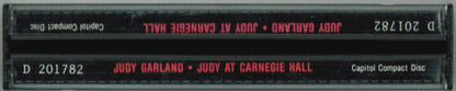 Judy Garland : Judy At Carnegie Hall - Judy In Person (Album,Club Edition,Reissue,Remastered)