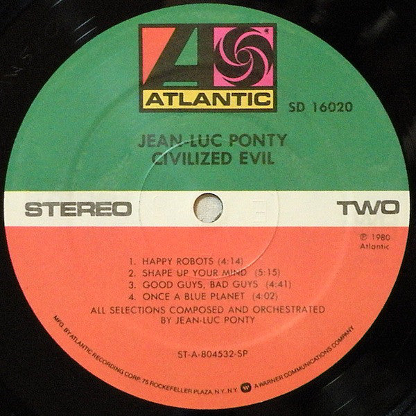 Jean-Luc Ponty : Civilized Evil (LP,Album)