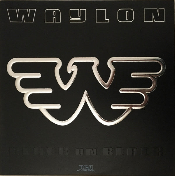 Waylon Jennings : Black On Black (LP,Album)