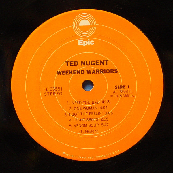 Ted Nugent : Weekend Warriors (LP,Album)