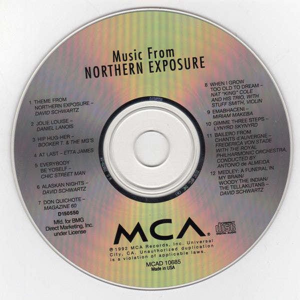 Various : Northern Exposure (Music From The Television Series) (Compilation,Club Edition)