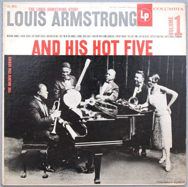 Louis Armstrong & His Hot Five : The Louis Armstrong Story (Volume 1) (LP,Album,Compilation,Reissue,Mono)