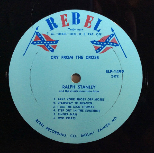 Ralph Stanley And Clinch Mountain Boys, The : Cry From The Cross (LP,Album,Stereo)