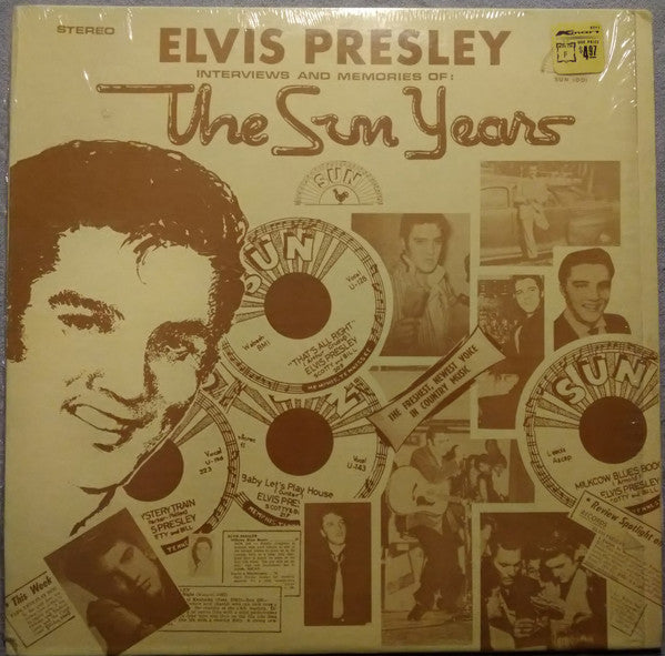 Elvis Presley : Interviews And Memories Of:  The Sun Years (LP,Album,Partially Mixed)