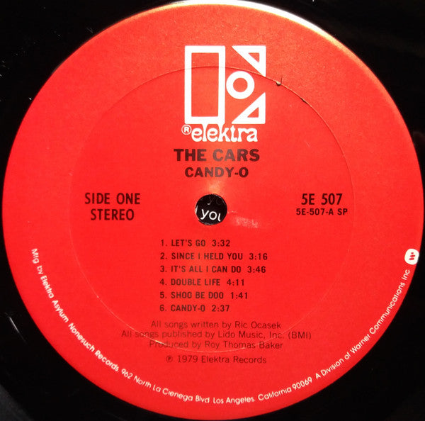 Cars, The : Candy-O (LP,Album,Club Edition)