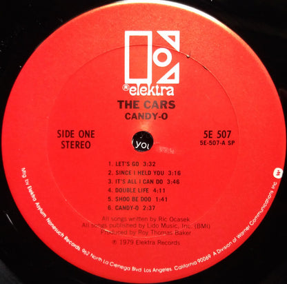 Cars, The : Candy-O (LP,Album,Club Edition)