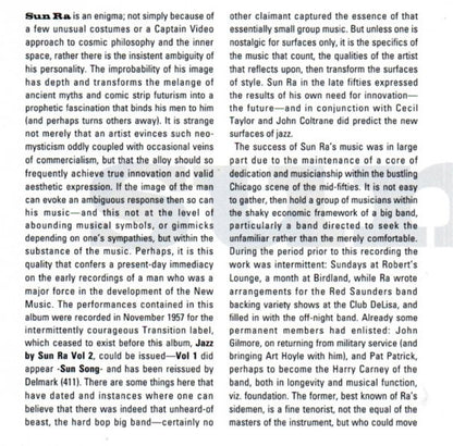 Sun Ra Arkestra, The : Sound Of Joy (Album,Reissue)