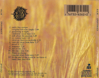 R.E.M. : Eponymous (Compilation,Club Edition)