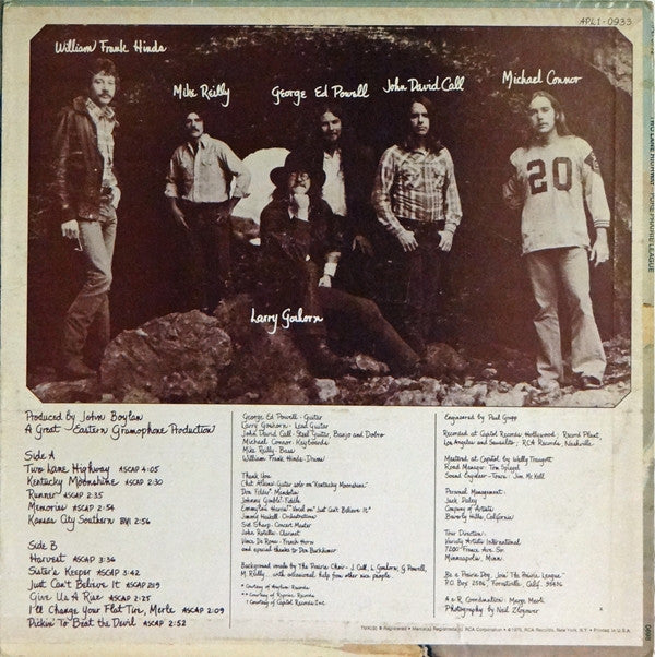 Pure Prairie League : Two Lane Highway (LP,Album)