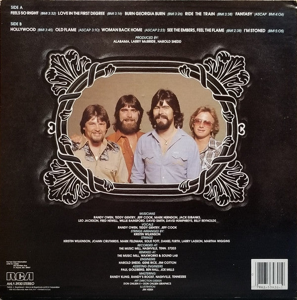 Alabama : Feels So Right (LP,Album)