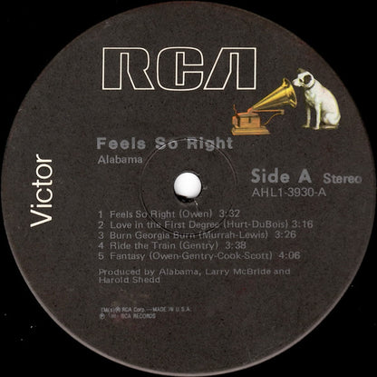 Alabama : Feels So Right (LP,Album)