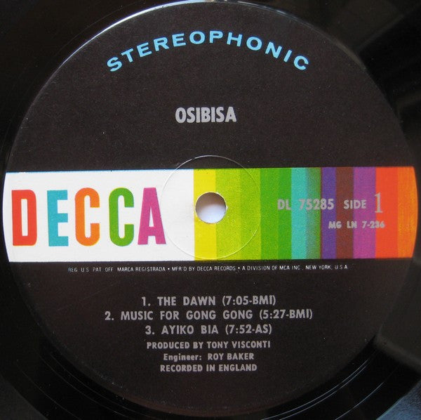 Osibisa : Osibisa (LP,Album)