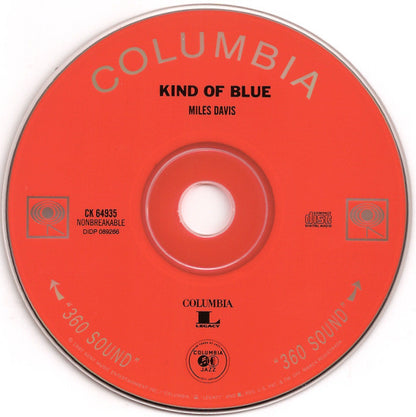 Miles Davis : Kind Of Blue (Album,Reissue,Remastered)