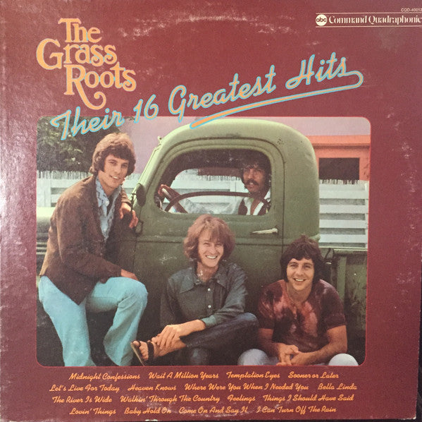 The Grass Roots : Their 16 Greatest Hits (LP,Compilation,Quadraphonic)