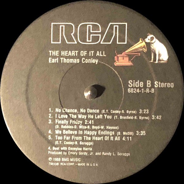 Earl Thomas Conley : The Heart Of It All (LP,Album)
