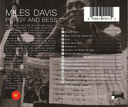 Miles Davis : Porgy And Bess (Album,Remastered,Reissue)