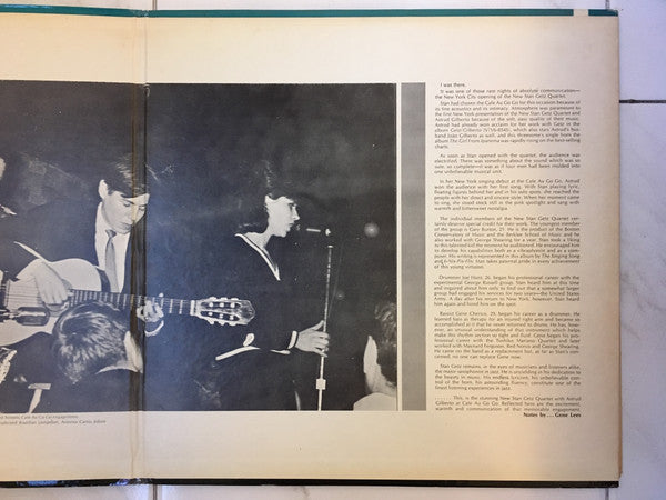 New Stan Getz Quartet, The Featuring Astrud Gilberto : Getz Au Go Go (LP,Album,Stereo)