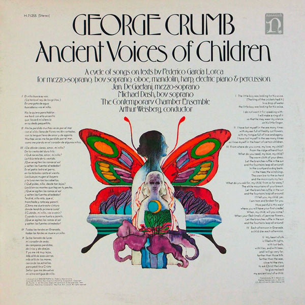 George Crumb : Ancient Voices Of Children (LP,Stereo)