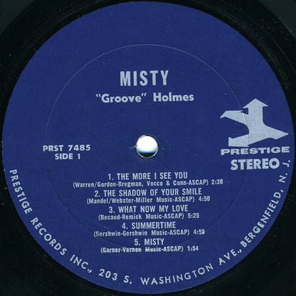 Richard "Groove" Holmes : Misty (LP,Album,Stereo)