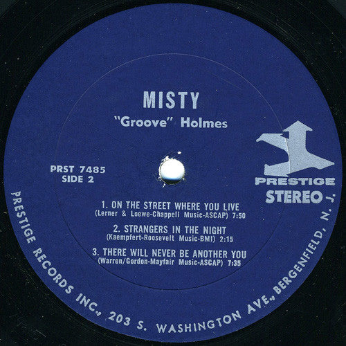 Richard "Groove" Holmes : Misty (LP,Album,Stereo)