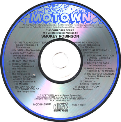 Smokey Robinson : The Composer Series: The Greatest Songs Written By Smokey Robinson (Compilation)