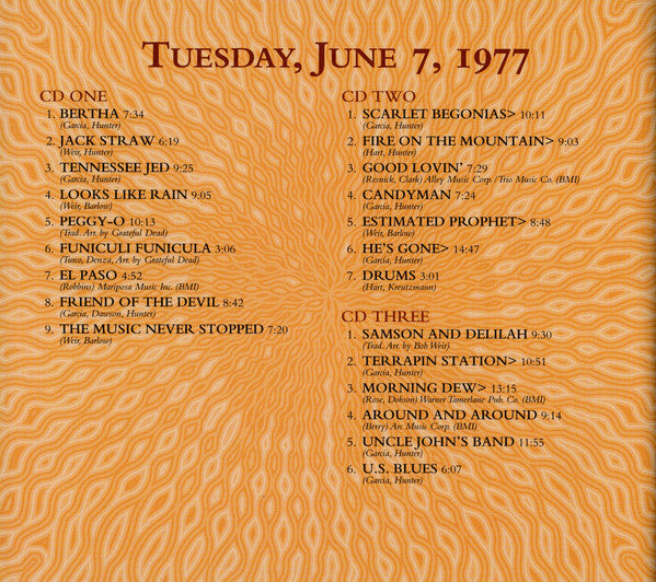 Grateful Dead, The : Winterland June 1977: The Complete Recordings + Bonus Disc (Chicago 5/12/77) (HDCD,Album)