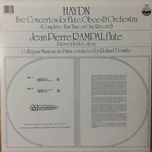 Joseph Haydn, Jean-Pierre Rampal, Pierre Pierlot, Collegium Musicum De Paris, Roland Douatte : Five Concertos For Flute, Oboe & Orchestra (Complete-First Time On One Record) (LP,Album)