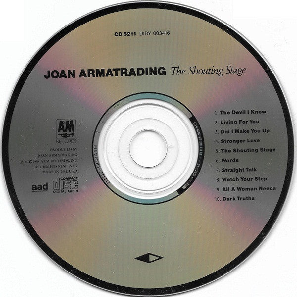 Joan Armatrading : The Shouting Stage (Album,Club Edition,Reissue)