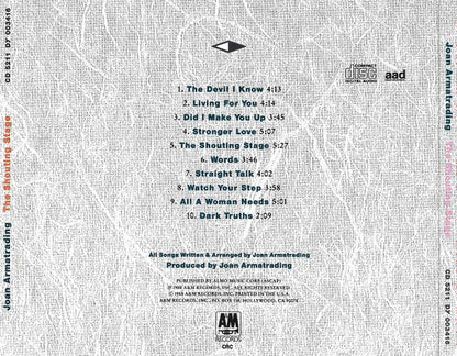 Joan Armatrading : The Shouting Stage (Album,Club Edition,Reissue)