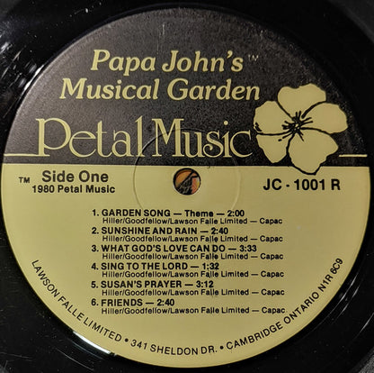 Various : Papa John's Musical Garden (LP,Album)
