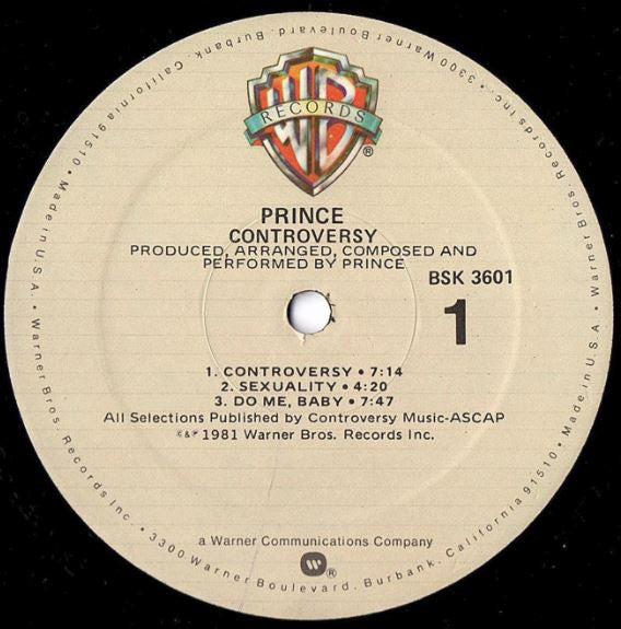 Prince : Controversy (LP,Album)