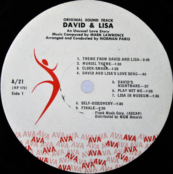 Mark Lawrence (5) With Victor Feldman All-Stars, The : Original Sound Track: David & Lisa And Jazz Impressions Of "David & Lisa" (LP,Album,Mono)