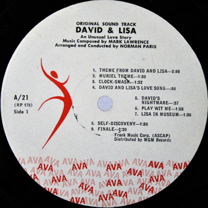 Mark Lawrence (5) With Victor Feldman All-Stars, The : Original Sound Track: David & Lisa And Jazz Impressions Of "David & Lisa" (LP,Album,Mono)