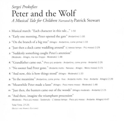 Sergei Prokofiev / Claude Debussy - Patrick Stewart, Kent Nagano, Orchestre De L'Opéra De Lyon : Peter And The Wolf (Album)