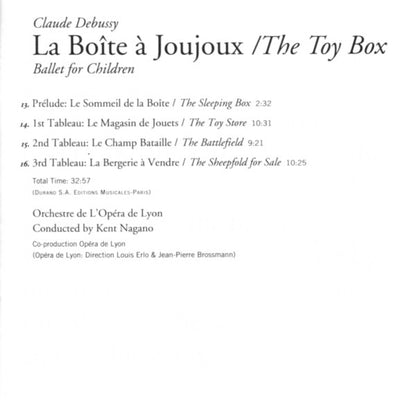 Sergei Prokofiev / Claude Debussy - Patrick Stewart, Kent Nagano, Orchestre De L'Opéra De Lyon : Peter And The Wolf (Album)