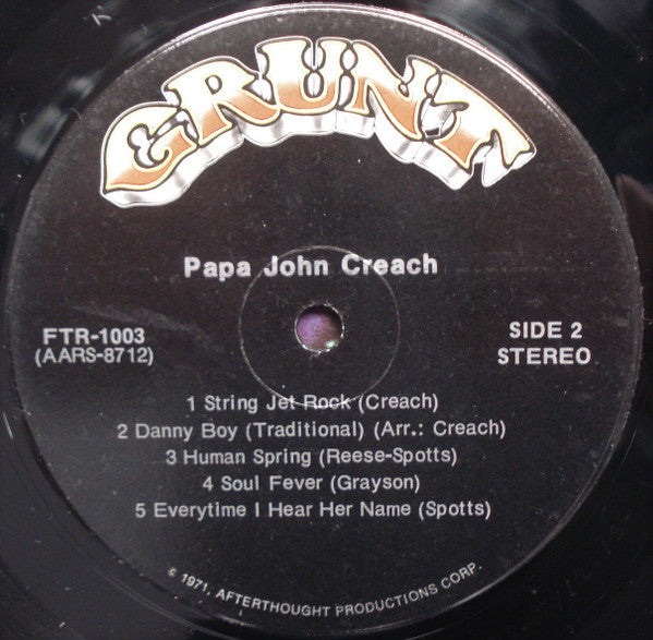 Papa John Creach : Papa John Creach (LP,Album,Stereo)