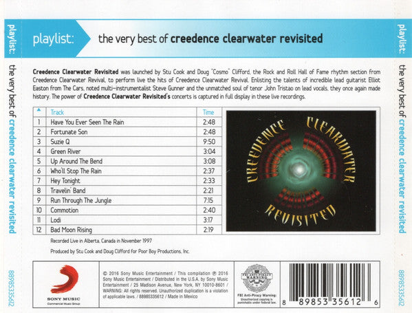 Creedence Clearwater Revisited : Playlist: The Very Best Of Creedence Clearwater Revisited (Compilation)