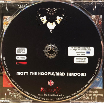 Mott The Hoople : Mad Shadows (Album,Reissue,Remastered)
