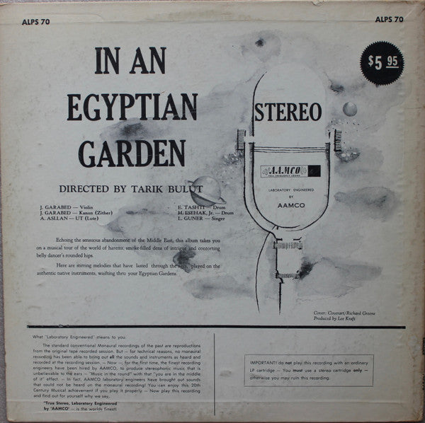 Tarik Bulut : In An Egyptian Garden (LP,Album,Stereo)