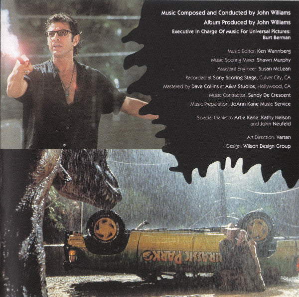 John Williams (4) : Jurassic Park (Original Motion Picture Soundtrack) (Album,Reissue)