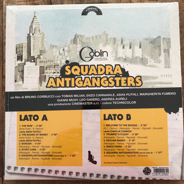 Goblin : Squadra Antigangsters (LP,Album,Limited Edition,Reissue)