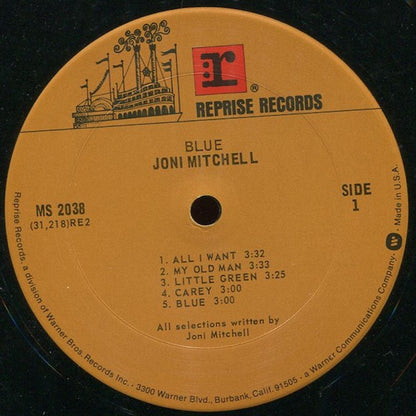 Joni Mitchell : Blue (LP,Album,Repress)