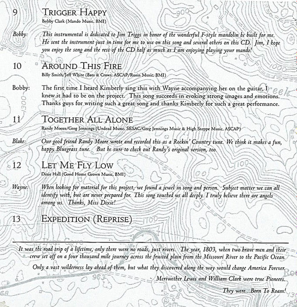 Williams & Clark Expedition : Born To Roam (Album)