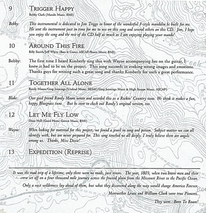 Williams & Clark Expedition : Born To Roam (Album)