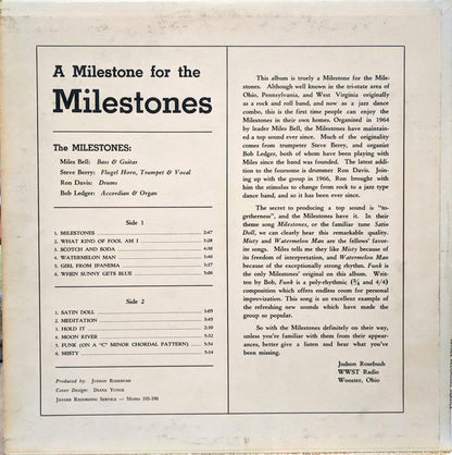 Milestones (7), The : The Milestones (LP,Album,Mono)