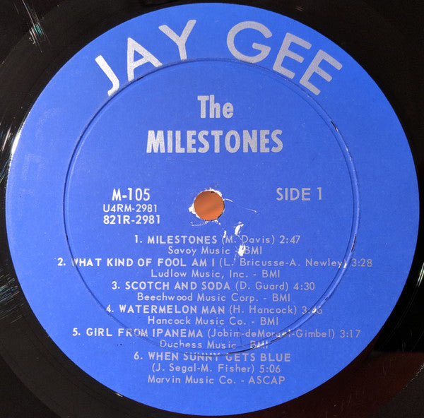 Milestones (7), The : The Milestones (LP,Album,Mono)